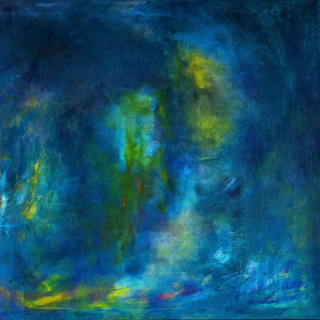 Tavla från Ewa Kinnunen - Ewaki Art - Stora blå